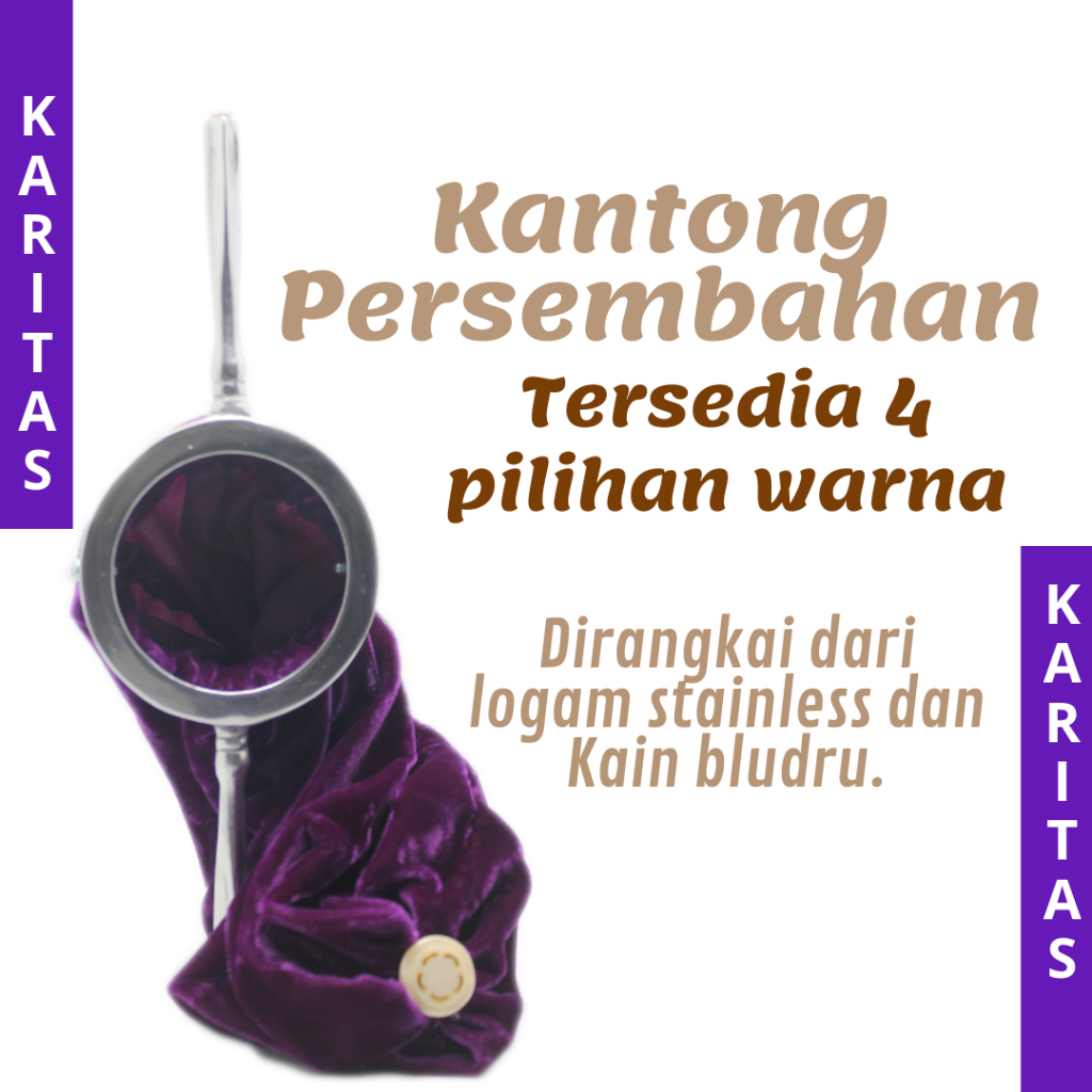 KANTONG PERSEMBAHAN KOLEKTE GEREJA (BESI) / KANTONG PUNDI PERSEMBAHAN / TEMPAT PERSEMBAHAN GERJA