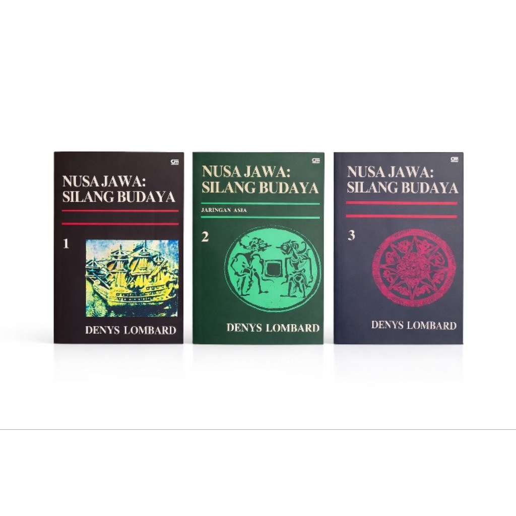 Denys Lombard Paket Tiga Buku Nusa Jawa Silang Budaya Jaringan Asia Edisi 1 2 3 (Bekas)