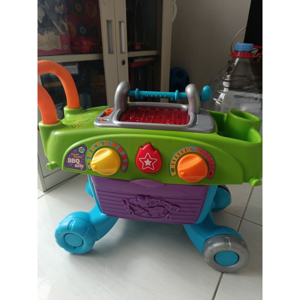 elceria mainan anak, leapfrog smart sizzlin bbq grill, kereta leapfrog