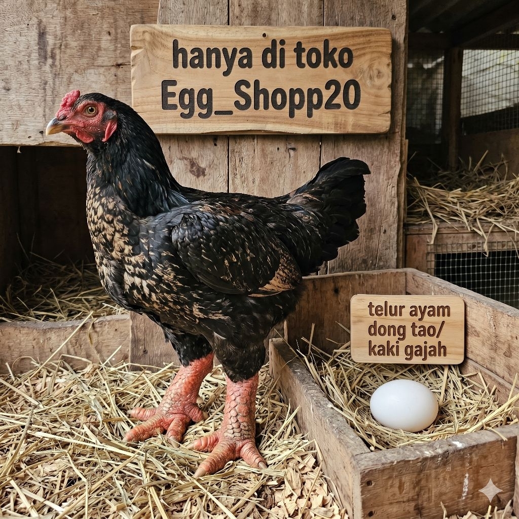 TELUR AYAM DONG TAO / KAKI GAJAH DARI VIETNAM untuk di tetaskan Egg_shopp20