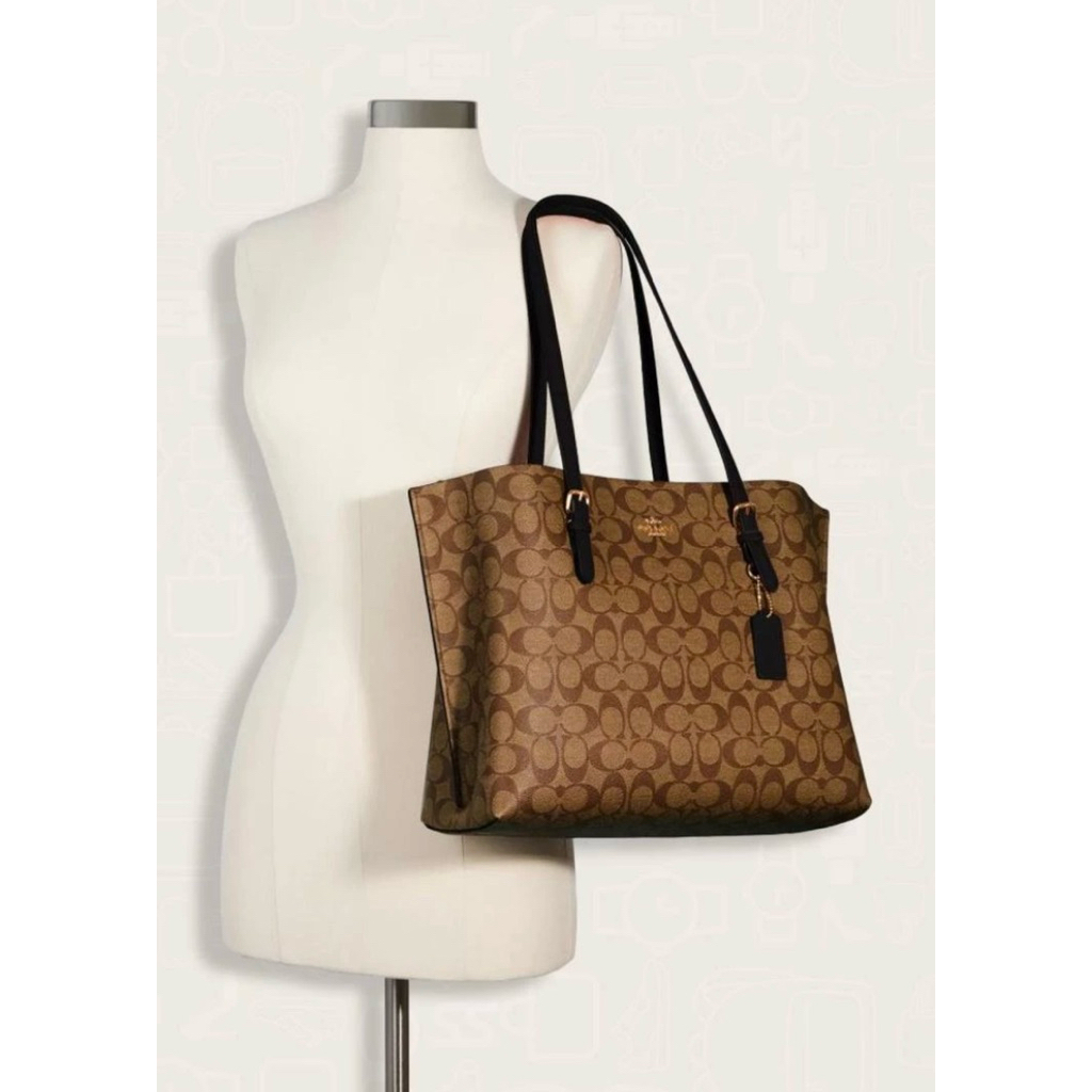 Coach Mollie totebag in Signature Canvas