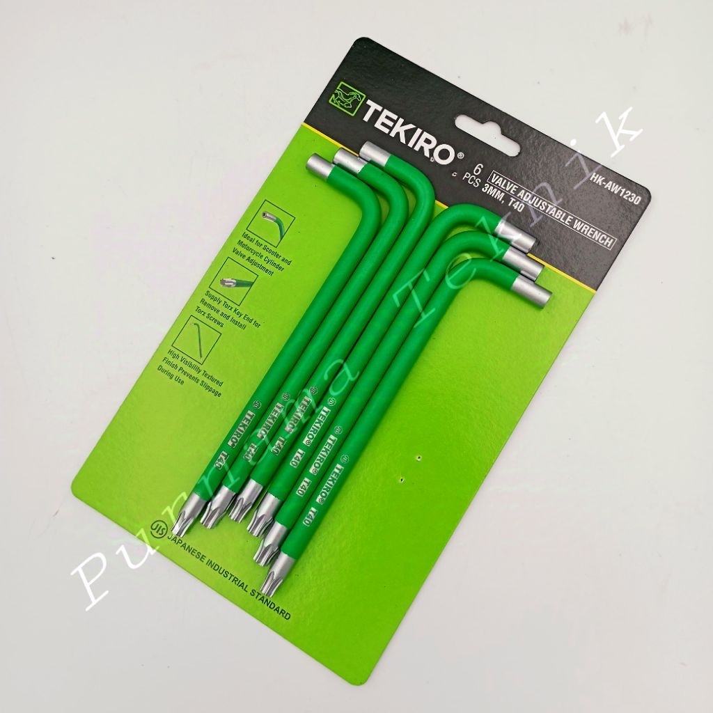 Tekiro Kunci Setel Klep Kombinasi Kunci L Bintang T40 - Satuan