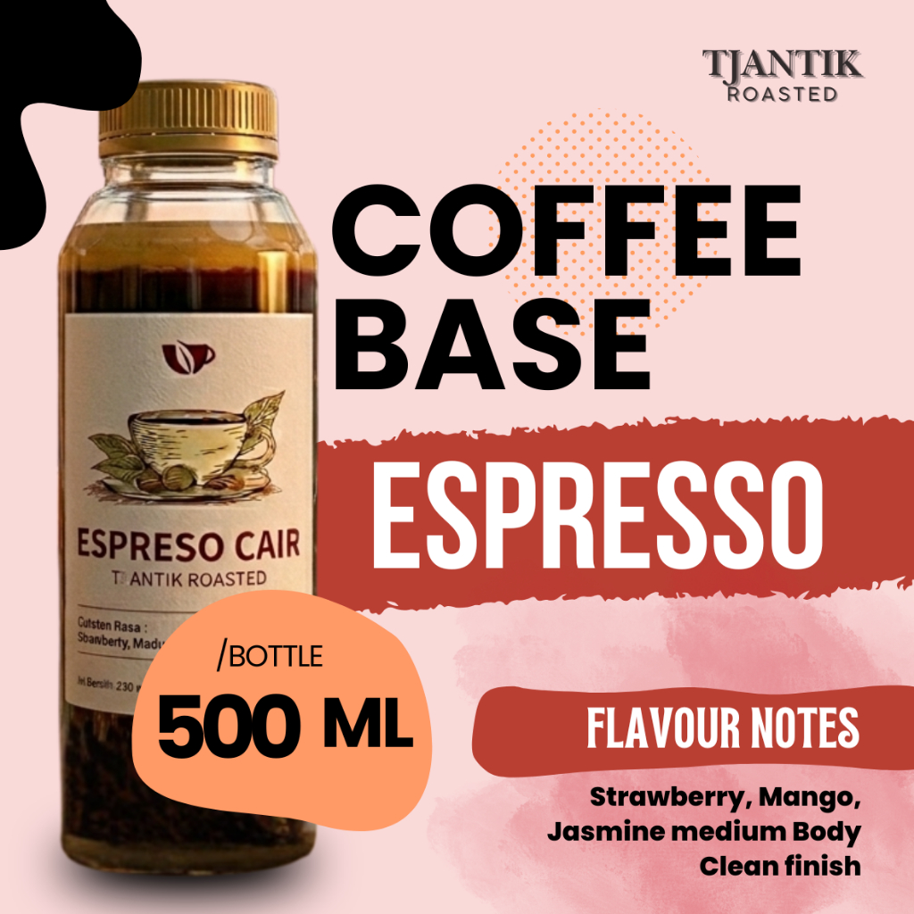 Espresso Base Coffee Liquid 500 ML Base Untuk Kopi Susu |  Kopi Cair