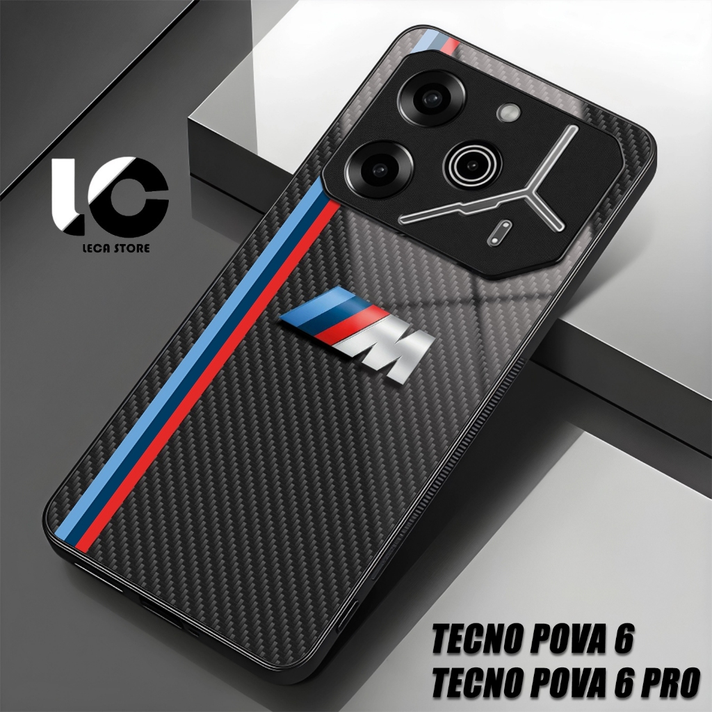 Softcase Hp TENCO POVA 6 Casing TENCO POVA 6 PRO Case Glossy Cassing kaca kilau Pelindung Hp Aksesor