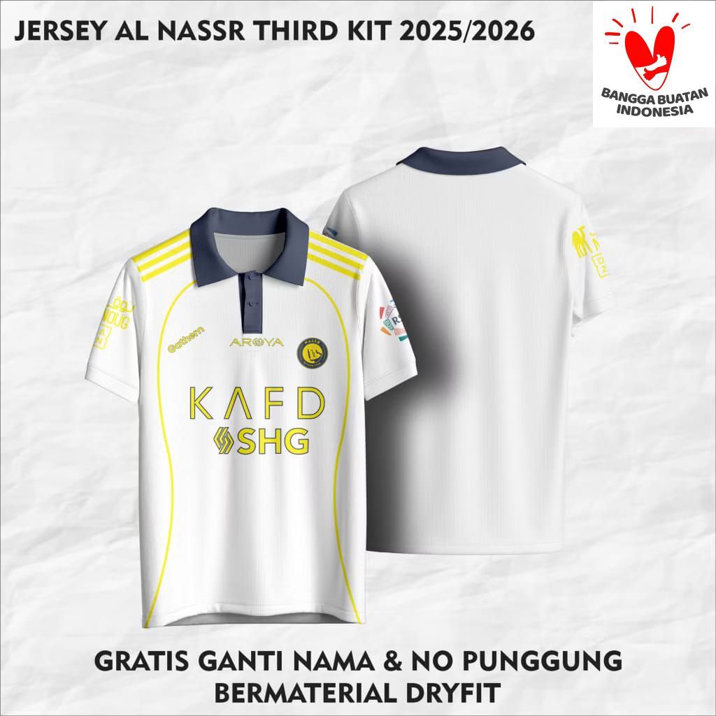 Jersey Al Nassr 2025-2026 Third Full Patch Dryfit