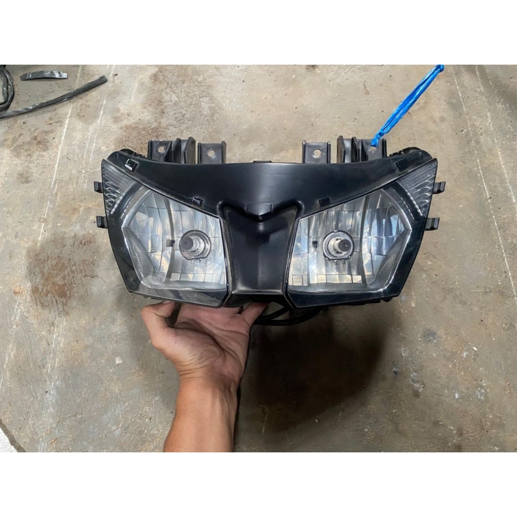 Headlamp reflektor mika lampu depan honda cbr 150 r old k45a cbr lokal original