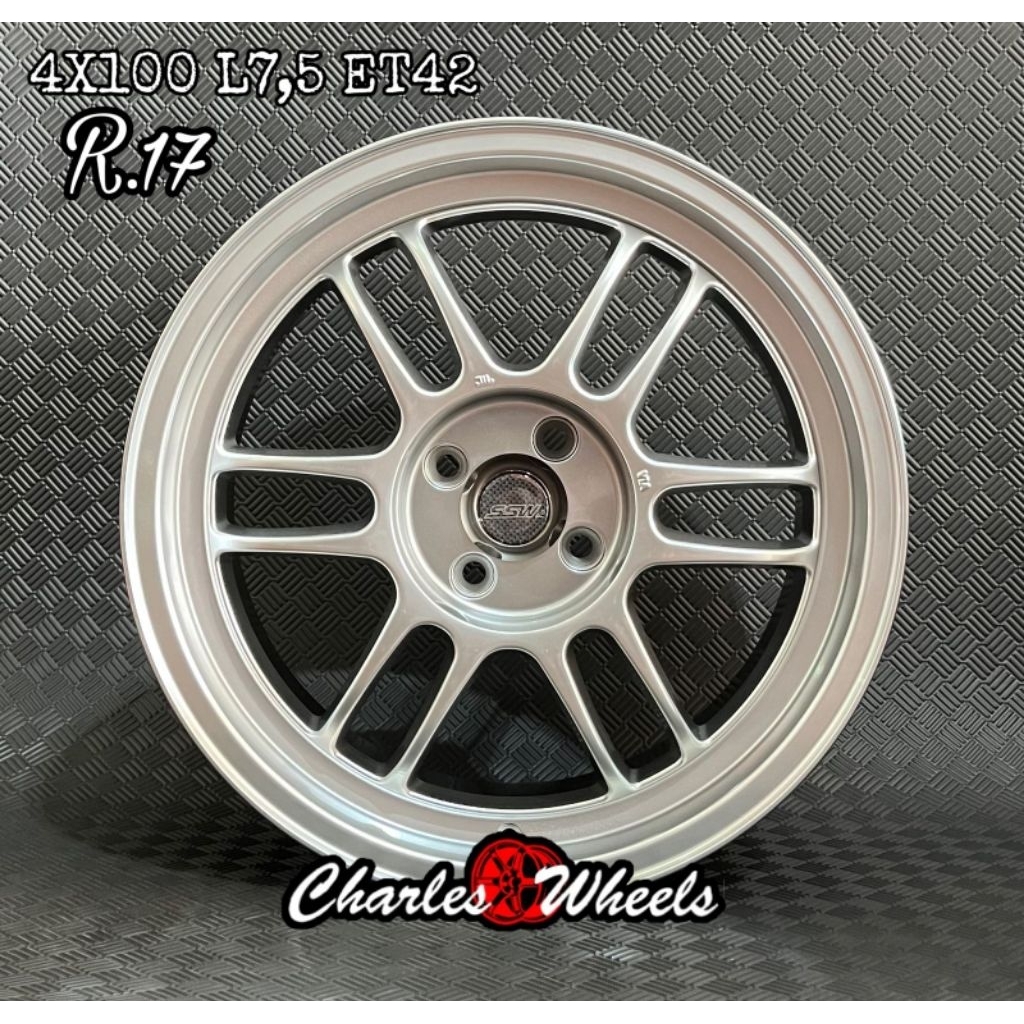 VELG SSW RPF-1 HYPER SILVER RING 17