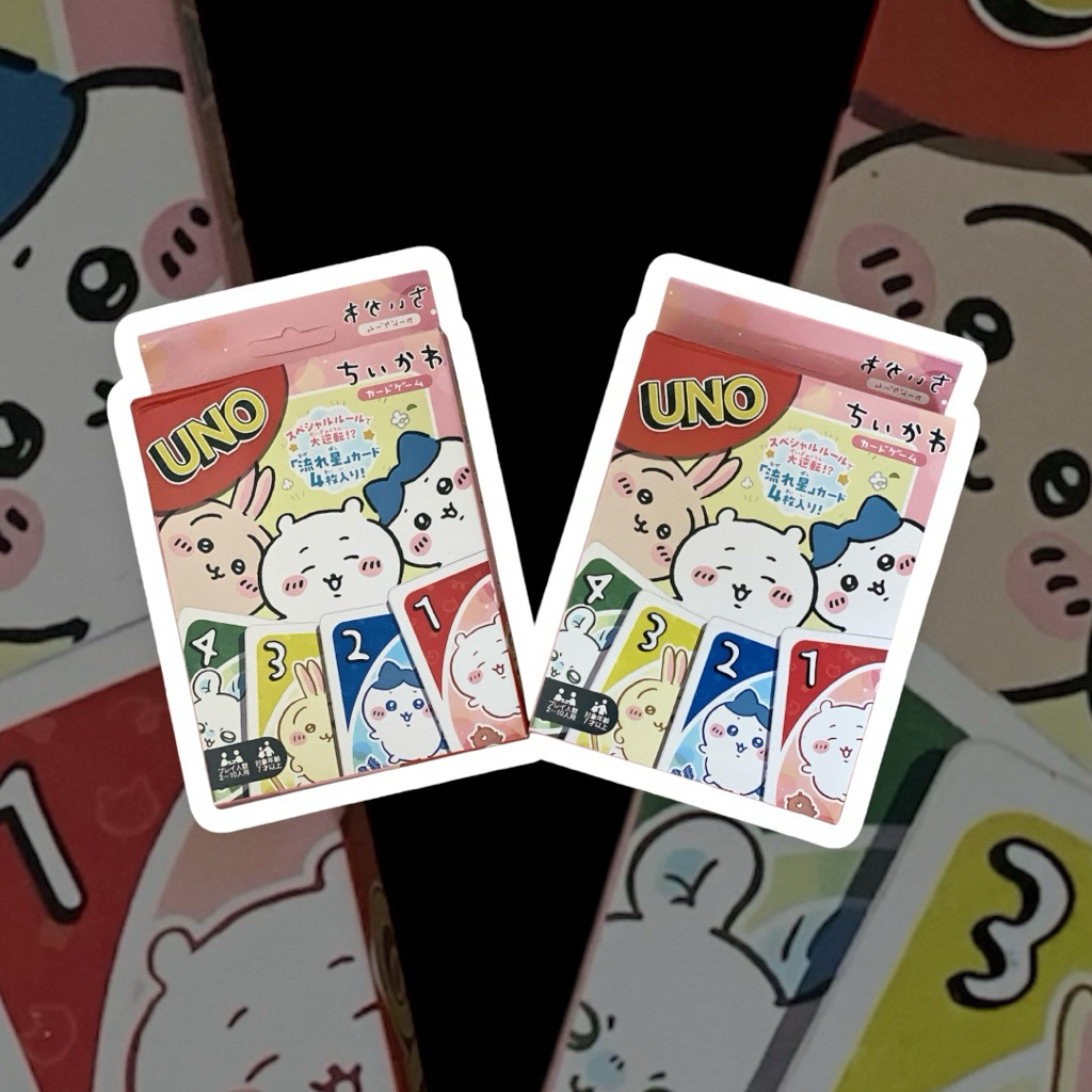Kartu UNO Card Chiikawa / KARTU UNO CHIIKAWA dengan berbagai karakter lucu