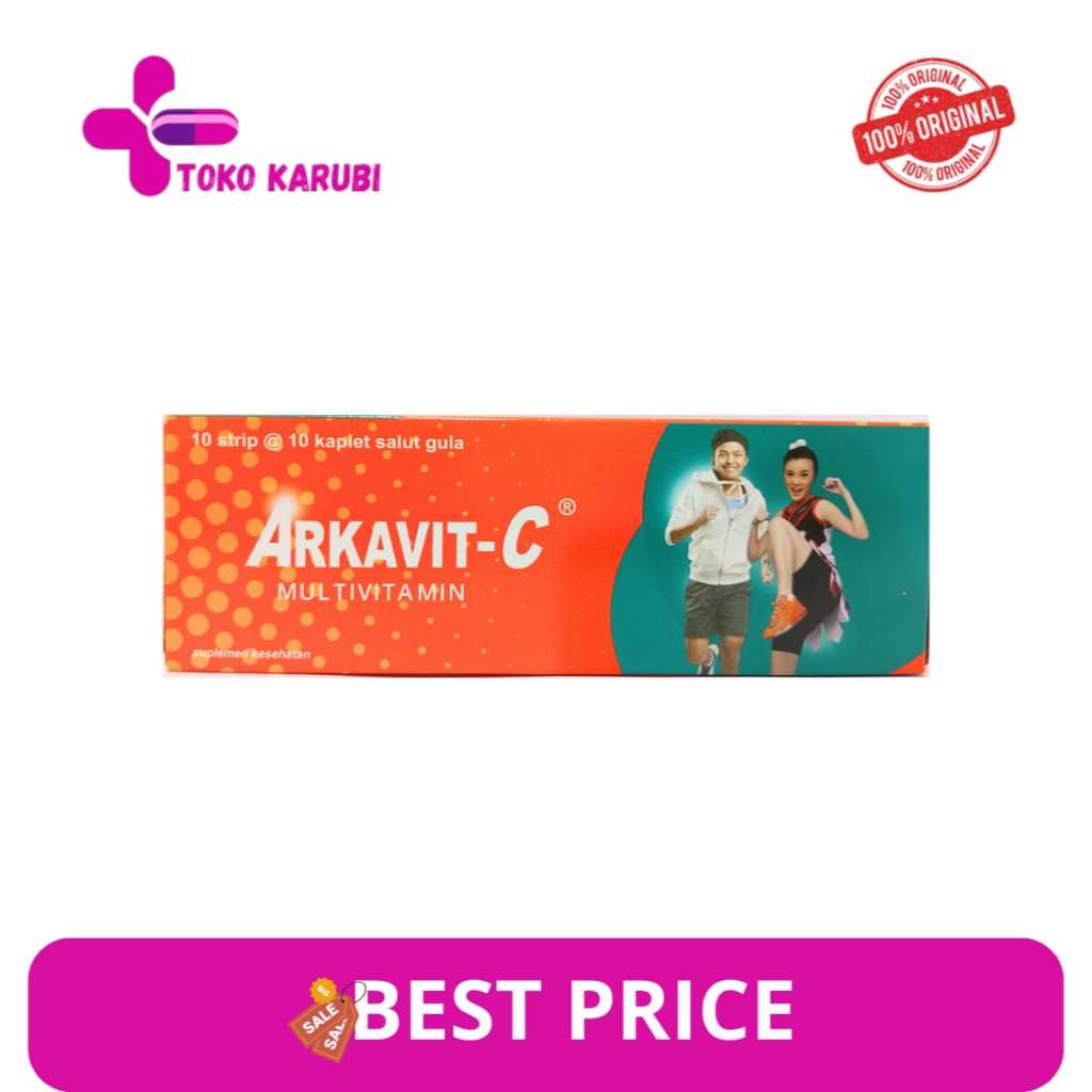 ARKAVIT-C MULTIVITAMIN SUPLEMEN KESEHATAN BOX 100 KAPLET