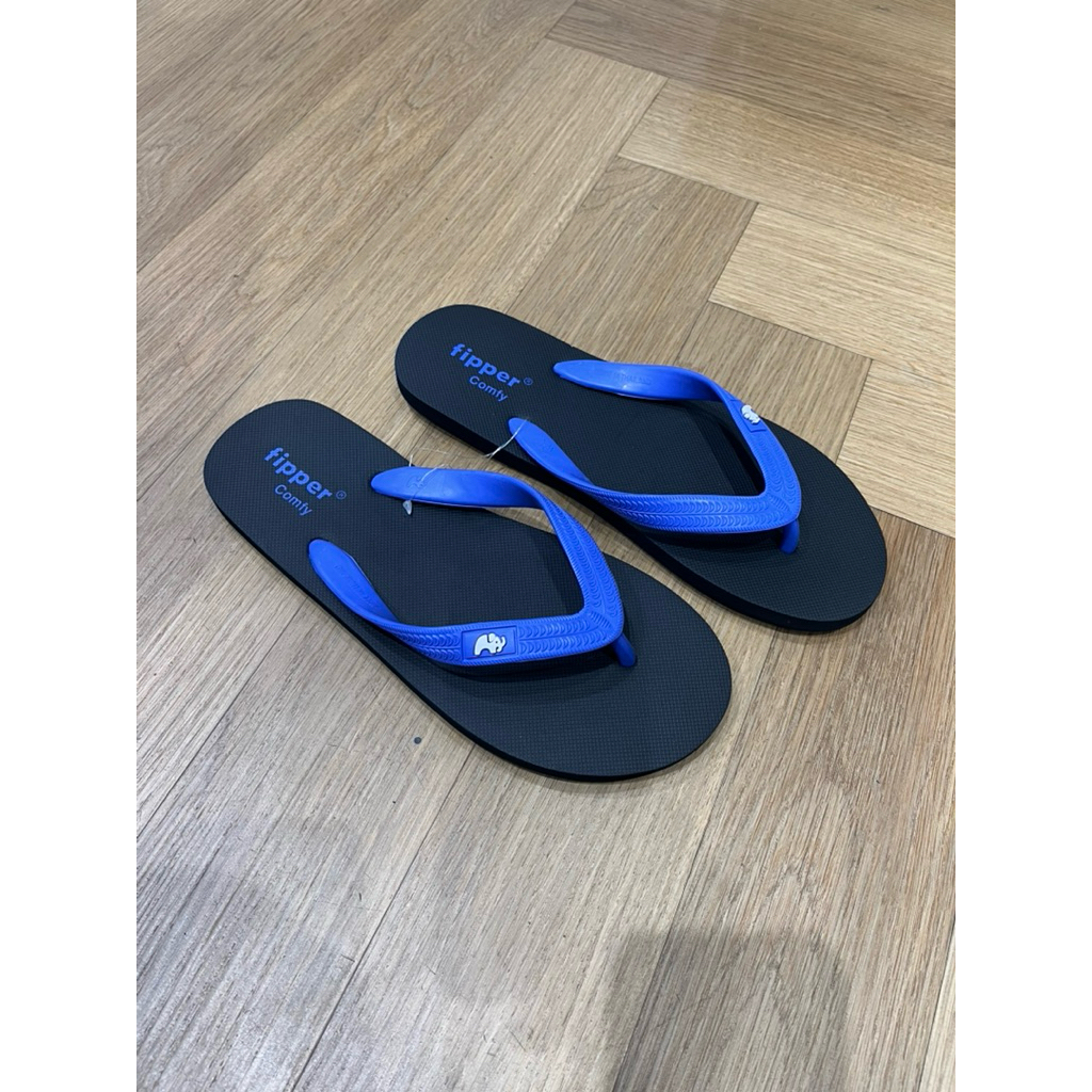 Fipper-Comfy Black/Blue Indigo