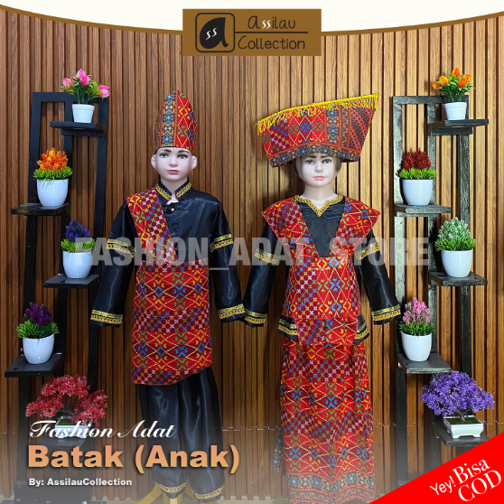 Baju Adat Anak BATAK Laki-Laki / Perempuan | Pakaian Tradisional SUMATERA UTARA SUMUT Anak | Busana 
