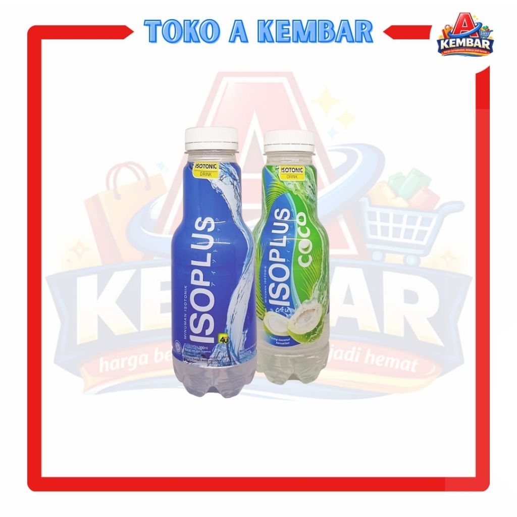 Minuman Isotonik ISOPLUS 12 Botol 350ml - Merehidrasi Tubuh, Menyeimbangkan Ion, Mudah Diserap