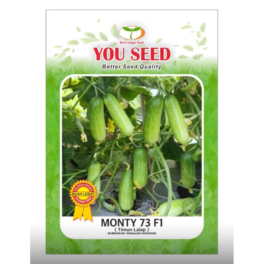 Benih Timun MONTY 73 F1 20 Gram - Baby Mentimun / Timun Lalap Cap You Seed