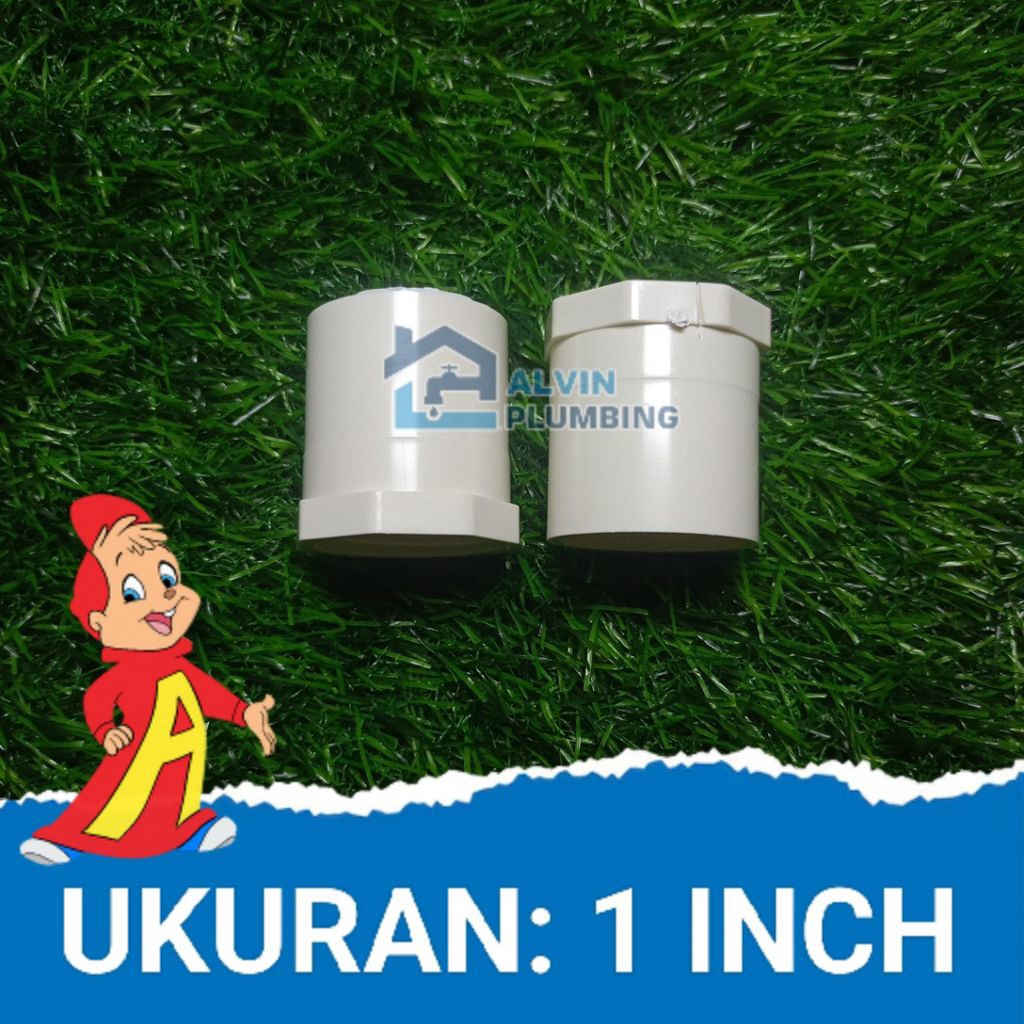 [1"inch] SDD Pvc 1"inch pvc Drat | Sok drat dalam pvc 1"inch SDD Aquarium, Filter Air, hidroponik