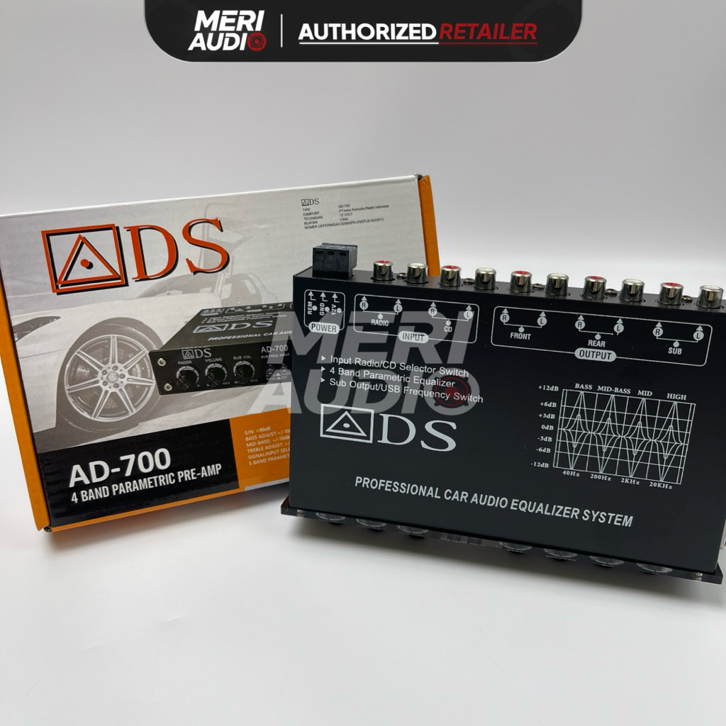 Pream Parametrik ADS AD 700 4BAND Parametrik Pream ADS AD 700