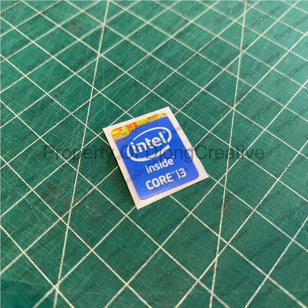 Stiker Intel Core i3 Gen 4