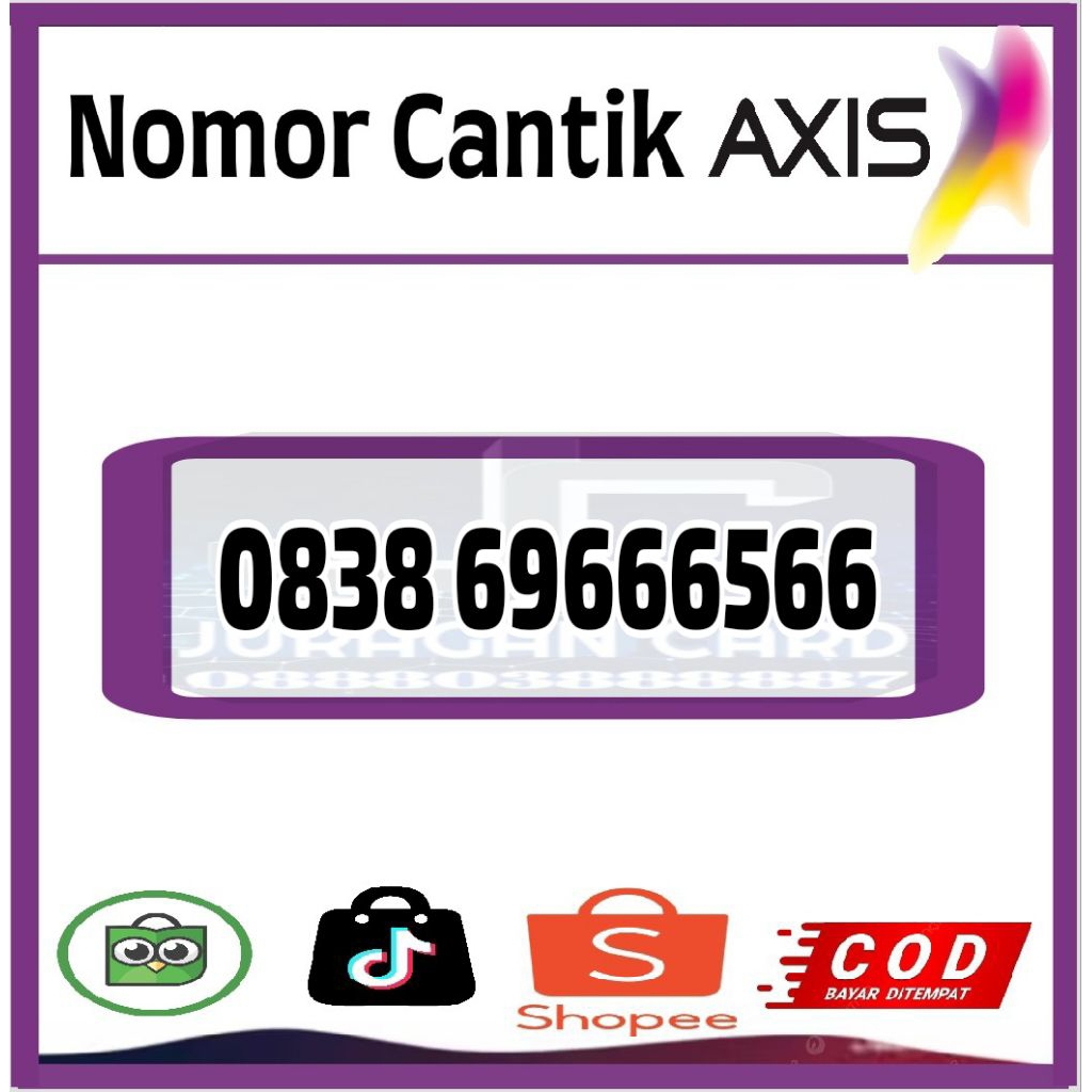 nomor cantik axis simpel 3 varian 69 69 65 murah promo