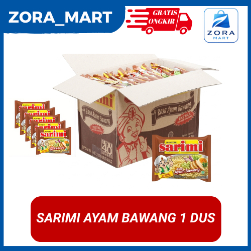Sarimi 1 dus / Mie Sarimi Ayam bawang 1 dus isi 40