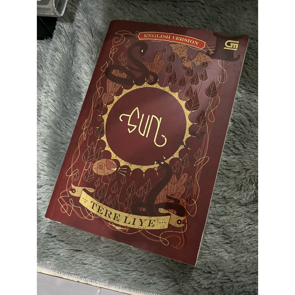 SUN BY TERE LIYE — MATAHARI TERE LIYE ENGLISH VERSION ENG VER (preloved book: novel bumi series)