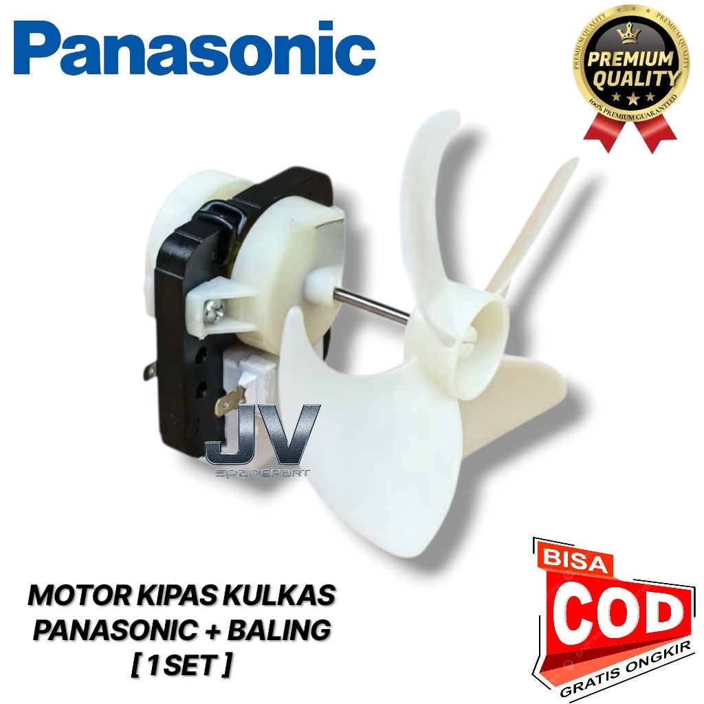 MOTOR FAN KULKAS PANASONIC 2 PINTU + BALING / FAN KULKAS KIPAS PANASONIC