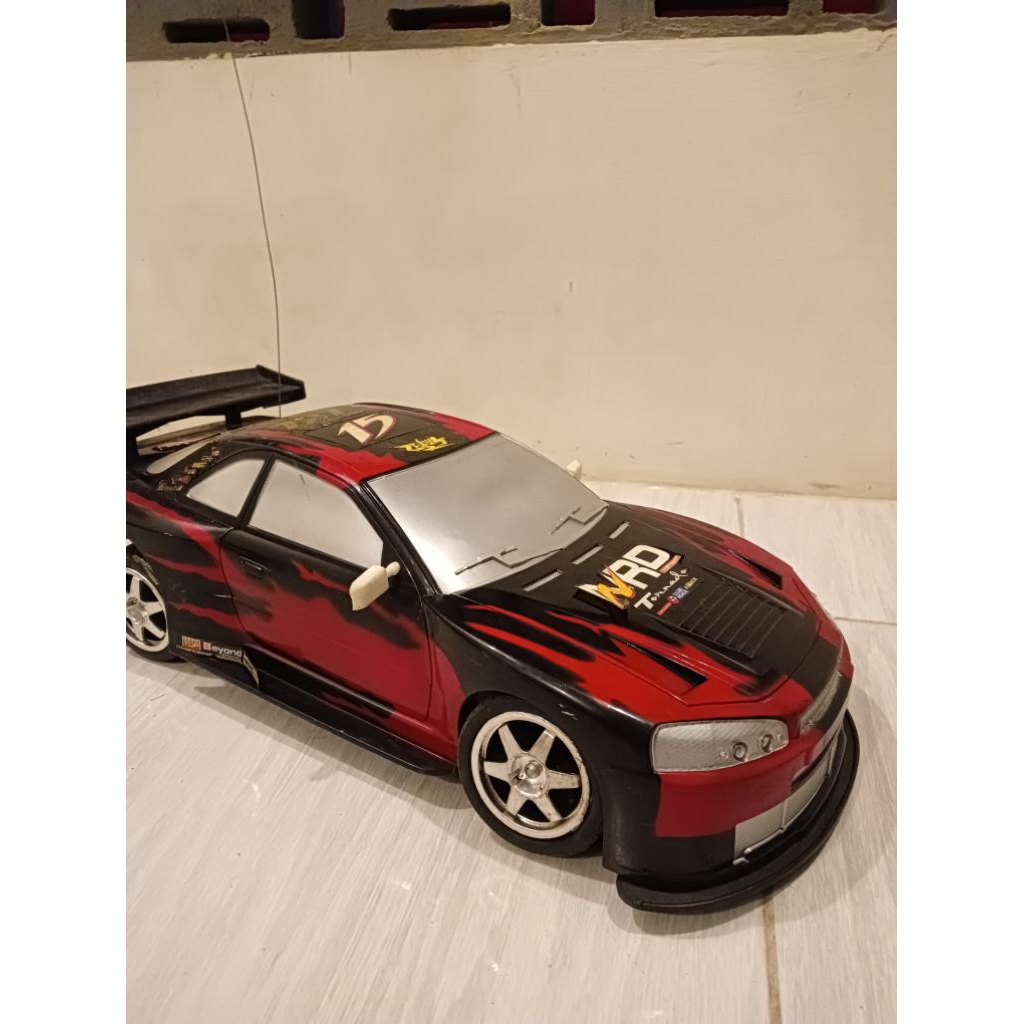RC QD RANDA 1:10 Nissan Skyline R34 Black (Bekas)