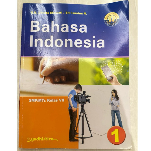 Buku Bahasa Indonesia kelas 7 Yudhistira