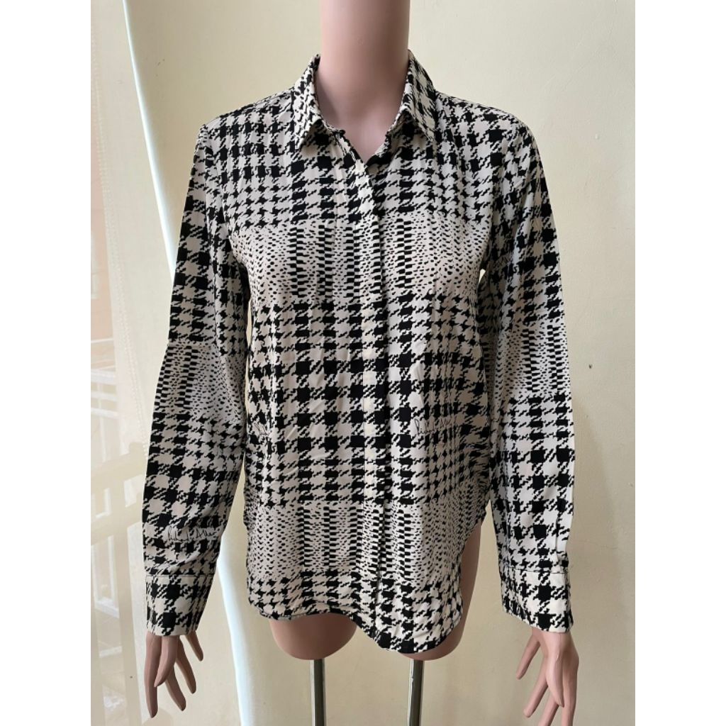 (PL pribadi) kemeja hnm satin