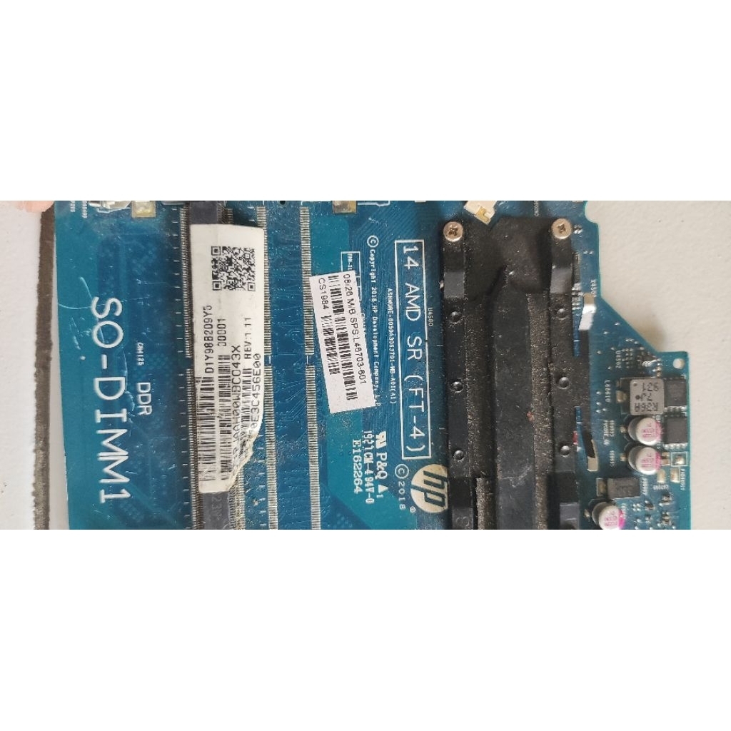 MB HP 14S AMD MATI TOTAL TIDAK GARANSI