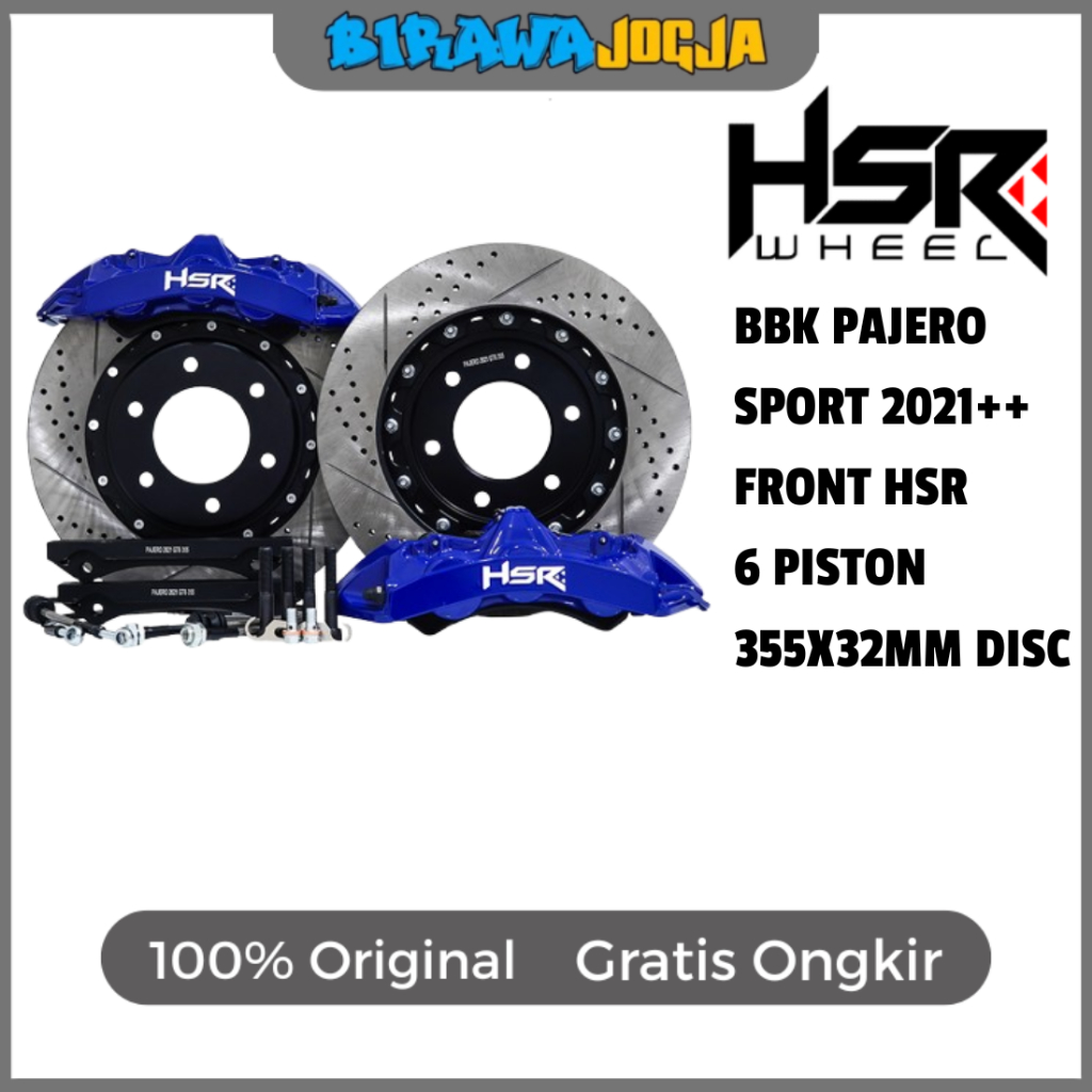BBK PAJERO SPORT 6 PISTON BIRU
