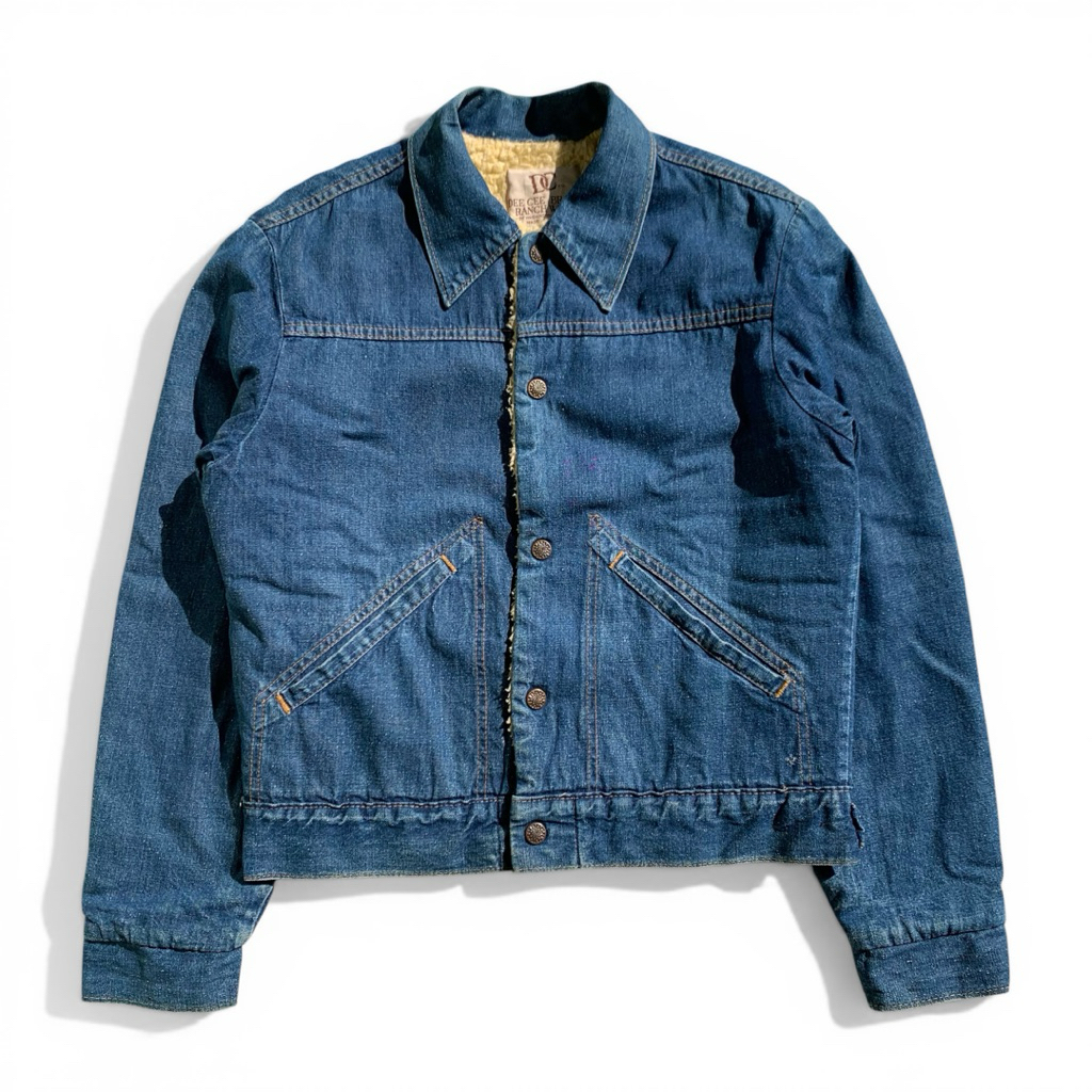 Vintage 70s Denim Jacket Cowboy Dee Cee. Not Type 1 LVC Big E 101J Momotaro Full Count Iron Heart RR
