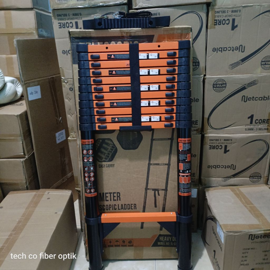 jo-link tangga 4,7 meter/tangga lipat teleskopik 4,7m/tangga 4meter