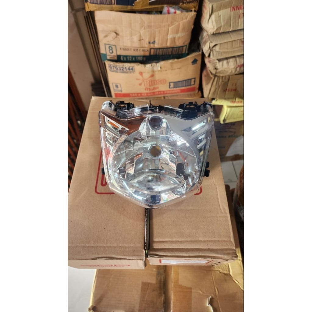 LAMPU DEPAN/ REFLEKTOR BEAT KARBU (KUALITAS ORI)