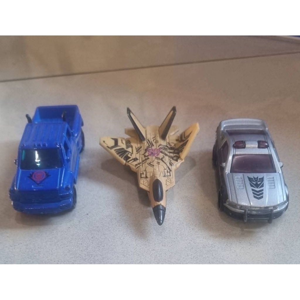 preloved: transformers miniatue cars