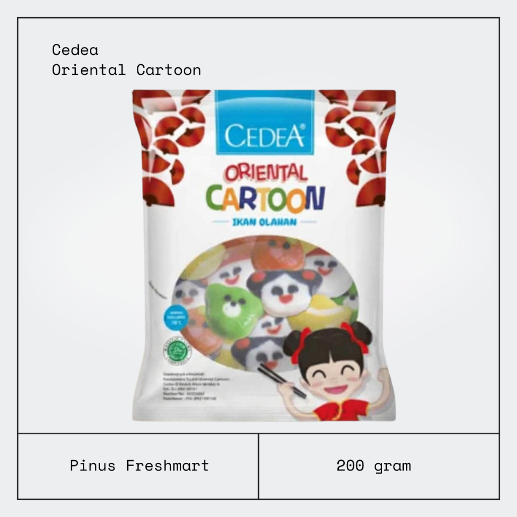 Cedea Oriental Cartoon 200gr / Olahan Ikan Karakter Kartun