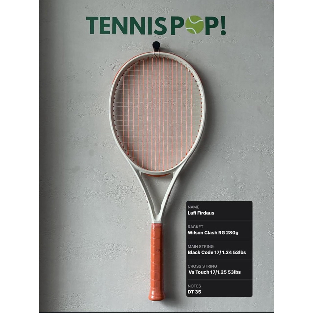 Raket Tennis Wilson Clash roland garros limited edition