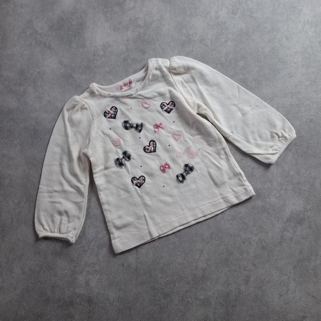 Baju atasan anak perempuan brand Mezzo piano size 1 tahun ( baca deskripsi )