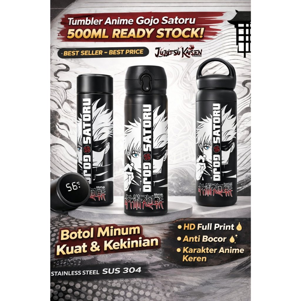 Tumbler Tumbler Custom Anime Premium – TERMOS UNIK KADO BOTOL MINUM SOUVENIR ULANG TAHUN NOT OFFICIA