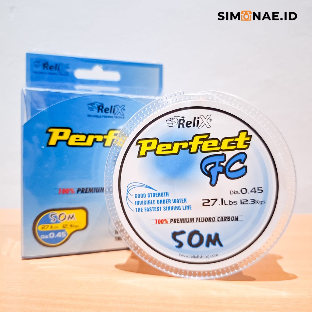 Senar Pancing Fluorocarbon Relix Perfect FC Leader