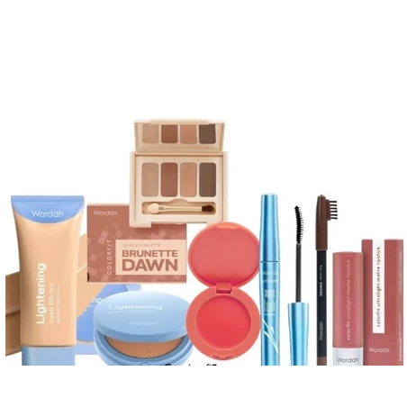 LOONAMAKEUP - WARDAH MAKEUP SET SERIES - MAKEUP -PROMO MURAH