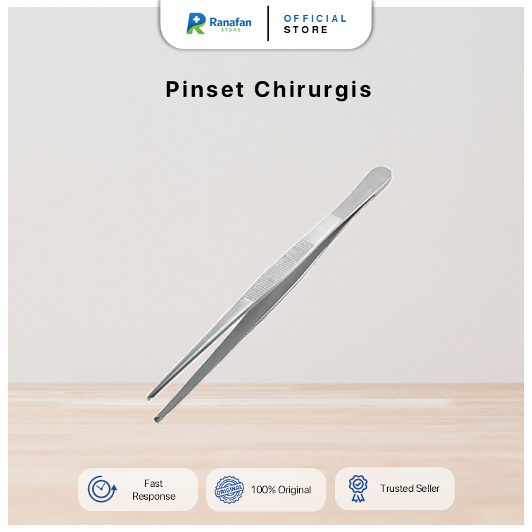 Pincet Chirurgis Pinset Bedah Presisi Stainless Steel Medis