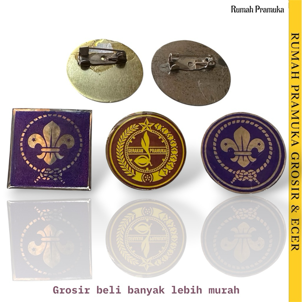 Pin Tunas Kelapa Wosm Pramuka Bros Wosm Tunas Kelapa Pramuka