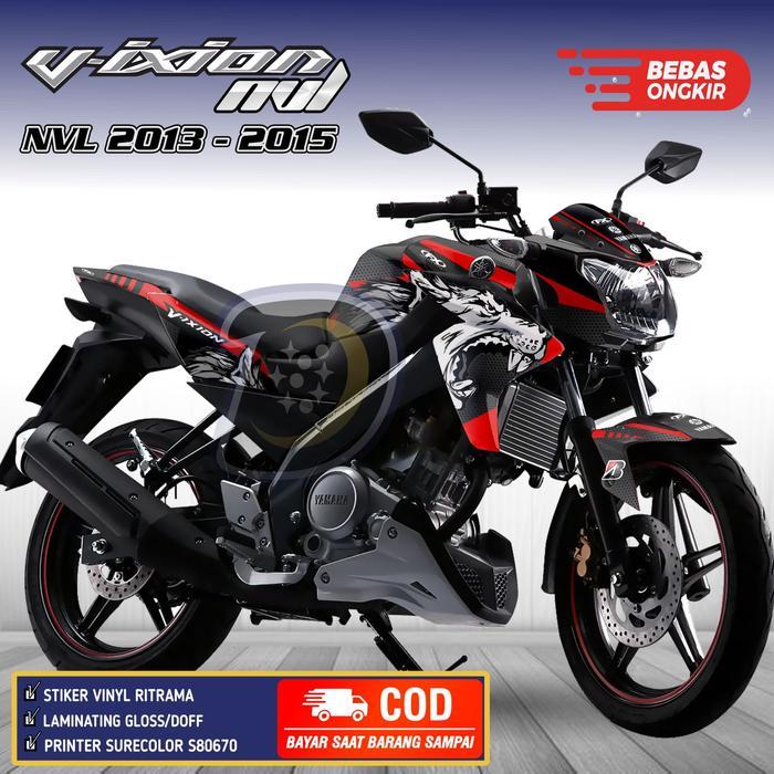 Decal Vixion Nvl 2013 2015 Striping Yamaha Vixion Nvl Stiker Motor Vixion Lightning Serigala