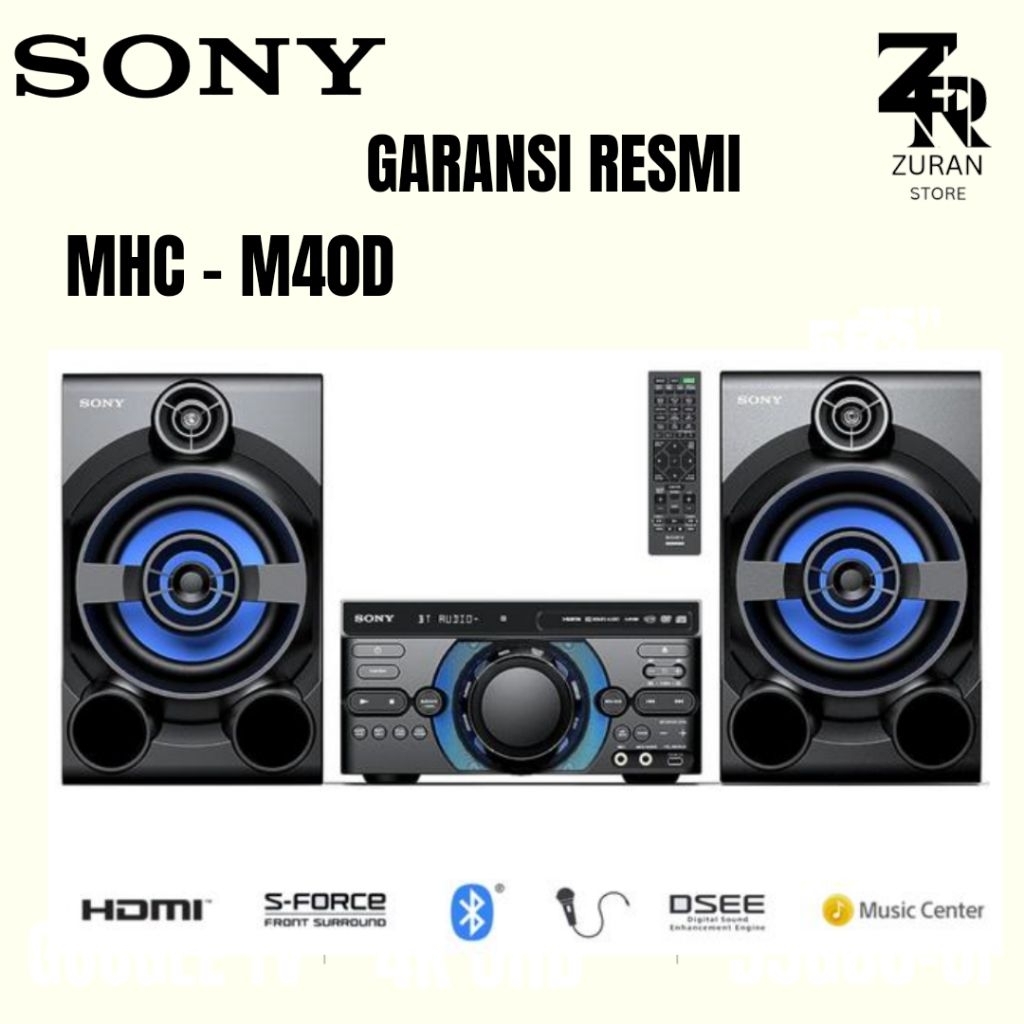 SONY HIFI SYSTEM MHC - M40D / MHC-M40D
