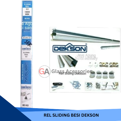Rel Pintu Sliding Besi Galvanis Dekson