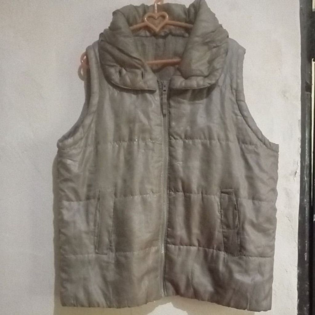 jaket rompi vest gelembung second original sizeM~L