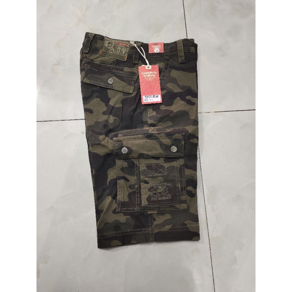 Pendek Cargo/Kempol Cardinal Doreng UK 29 , 2 Pilihan Motif || 100%Original