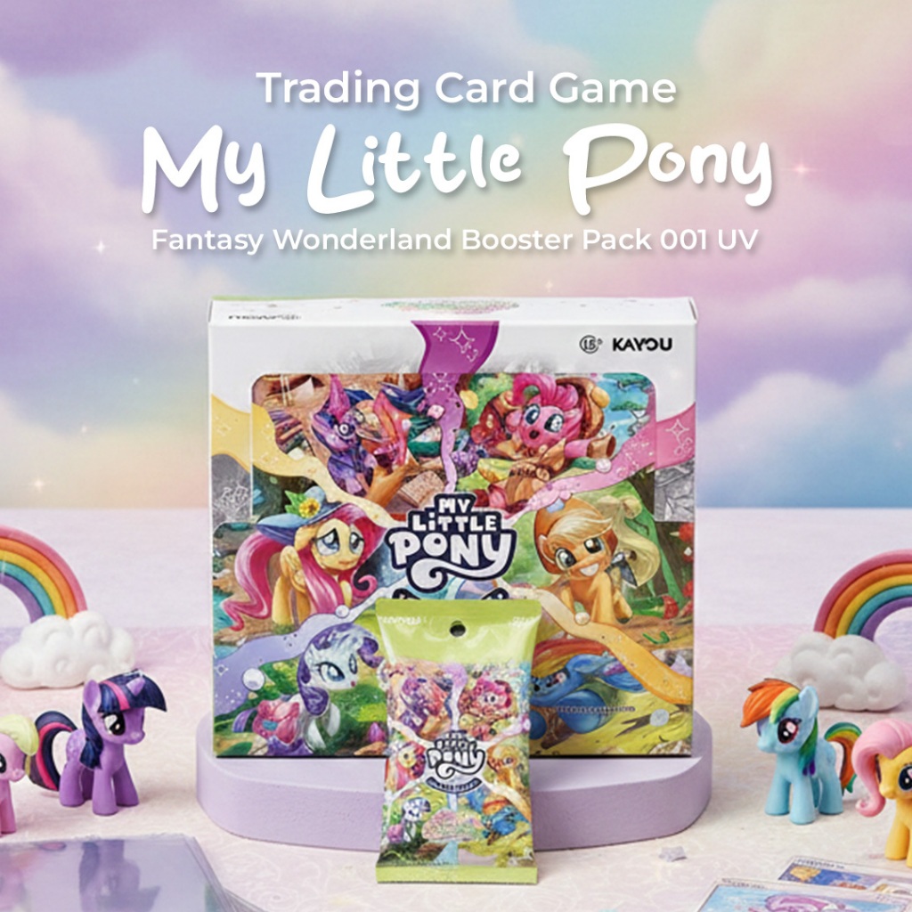 My Little Pony Trading Card Game Fantasy Wonderland Booster Pack 001 UV | MLP TCG English Edition 5 