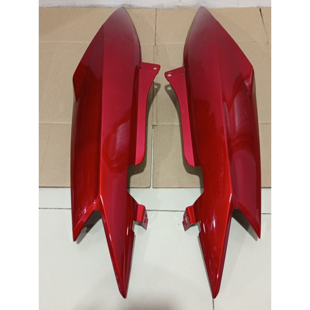 Cover Body Belakang Yamaha Mio Soul Karbu 2008-2012 Bodi Samping Mio Soul Karbu MERAH MAROON Tenshi