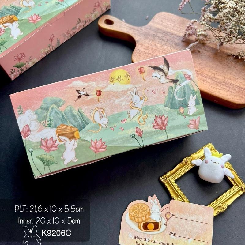 Kotak Mooncake K9206 Dus Sincia Box isi 2 125g-150g| K92