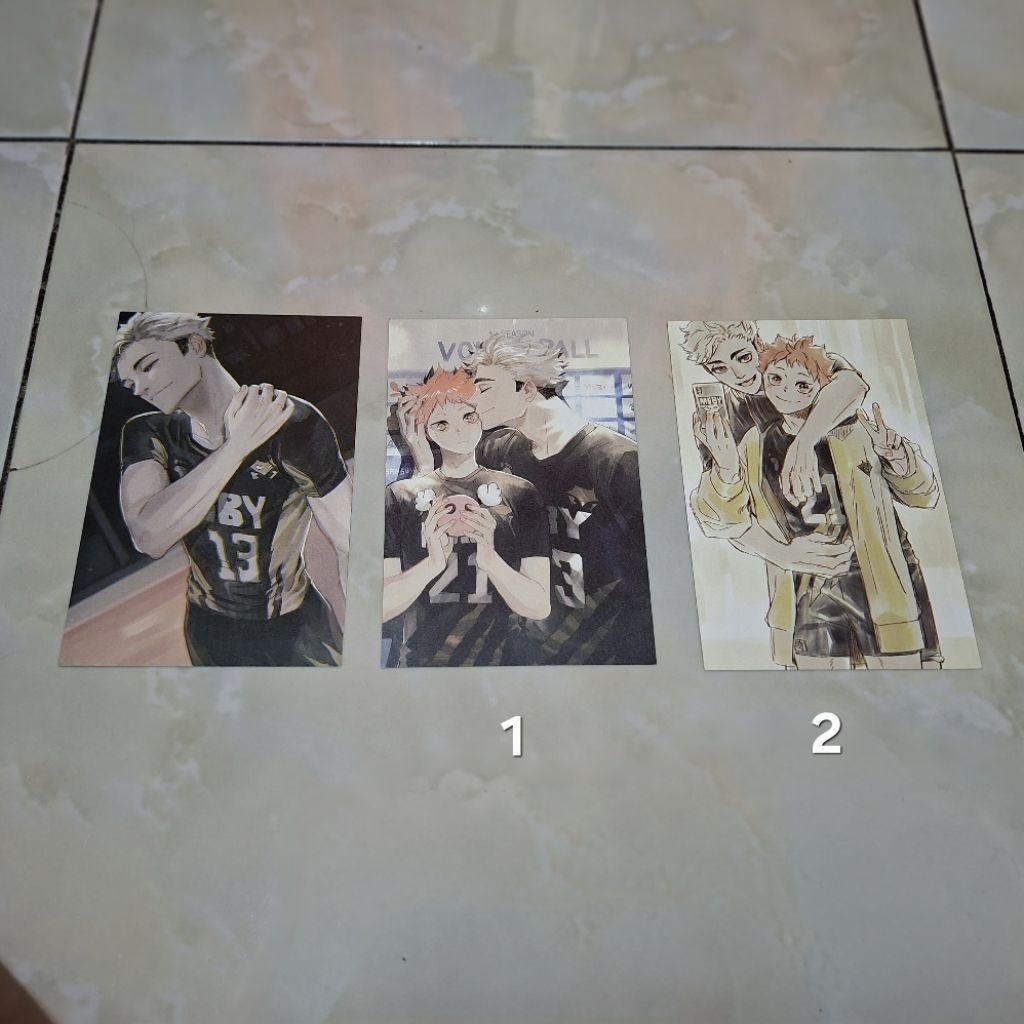 Haikyuu Postcard Atsumu Miya Hinata Shoyo AtsuHina Fanmerch